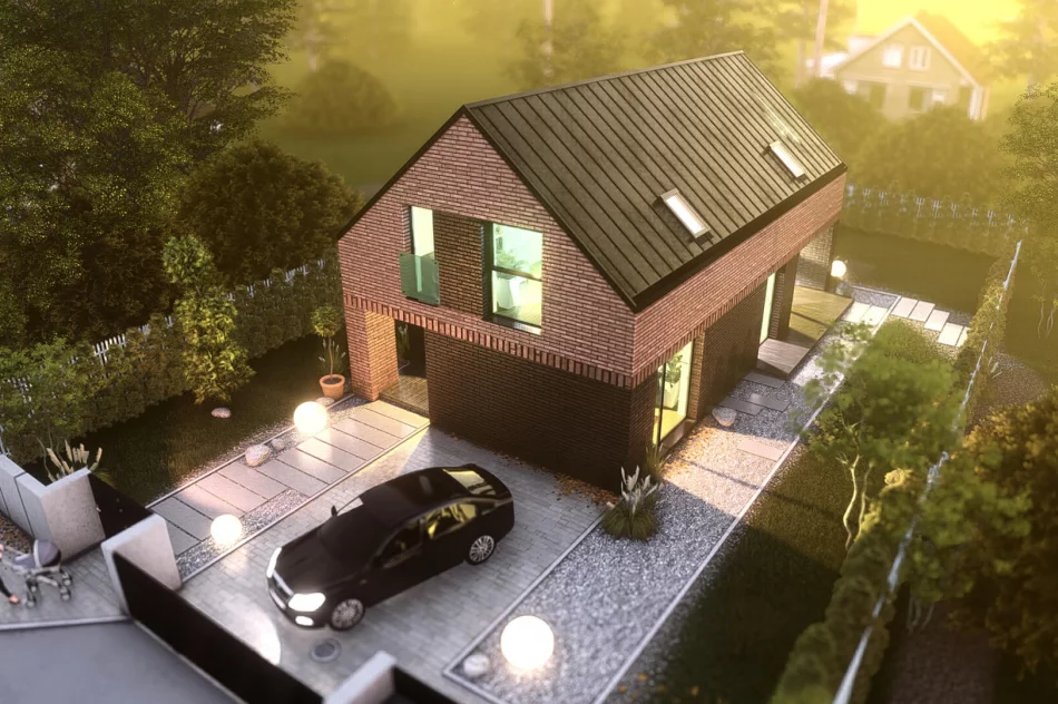 Pierwsze bezpłatne projekty dużych domów. Zobacz wizualizacje projektu ​ARCHI PLUS 120 - zdjęcie 8