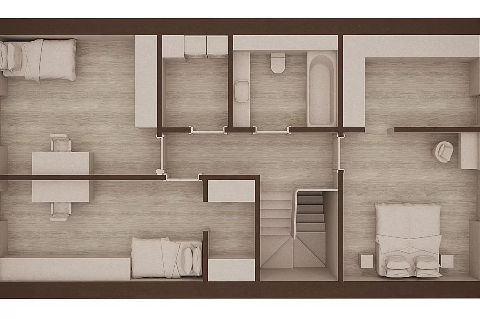 Pierwsze bezpłatne projekty dużych domów. Zobacz wizualizacje projektu ​ARCHI PLUS 120 - zdjęcie 12