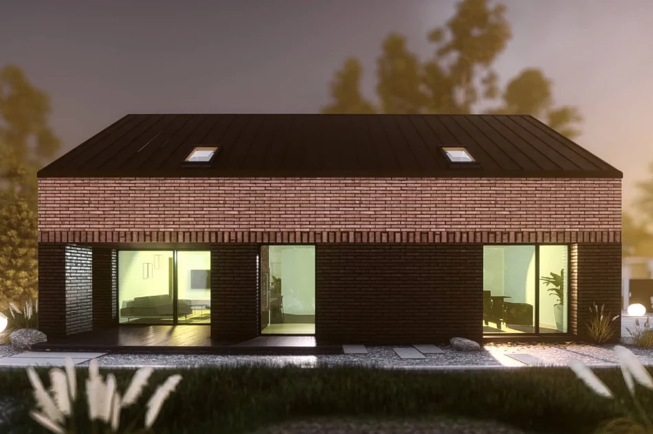 Pierwsze bezpłatne projekty dużych domów. Zobacz wizualizacje projektu ​ARCHI PLUS 120 - zdjęcie 15