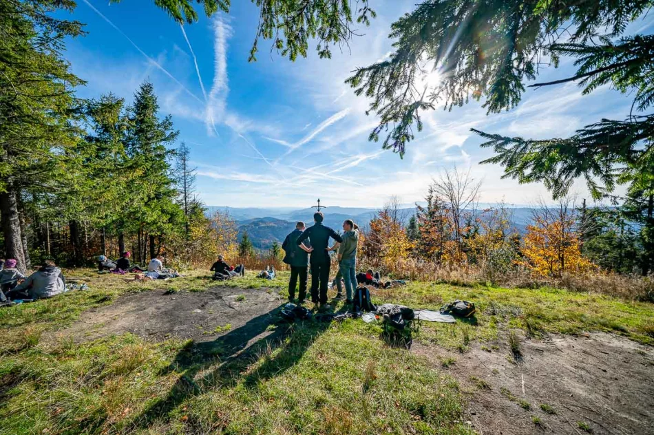 Zdjęcia: Przepiękna złota polska jesień w Małopolsce - na Mogielicy - zdjęcie 9