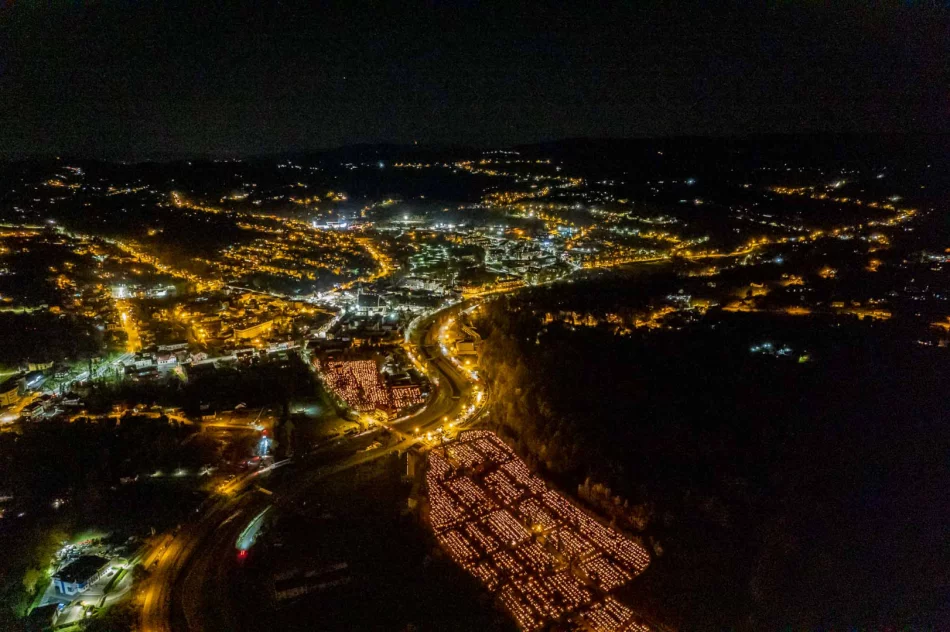 Limanowa z perspektywy nieba: znicze i zaduma Dnia Wszystkich Świętych - zdjęcie 20