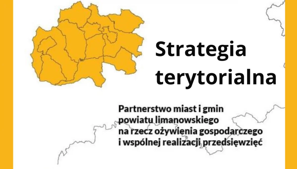 Zaproszenie na spotkanie konsultacyjne dotyczące Strategii Terytorialnej Partnerstwa miast i gmin powiatu limanowskiego
