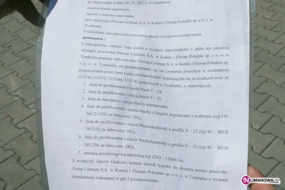 Kolejna blokada. Florian znów stoi - zdjęcie 4