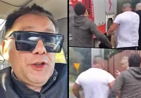 Spalają kable, by... "ogrzać domy". Zobacz nagranie z awantury w Koszarach - zdjęcie główne