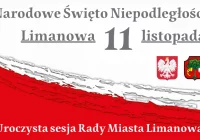 Uroczysta sesja Rady Miasta Limanowa z okazji 105. rocznicy Odzyskania przez Polskę Niepodległości - zdjęcie główne