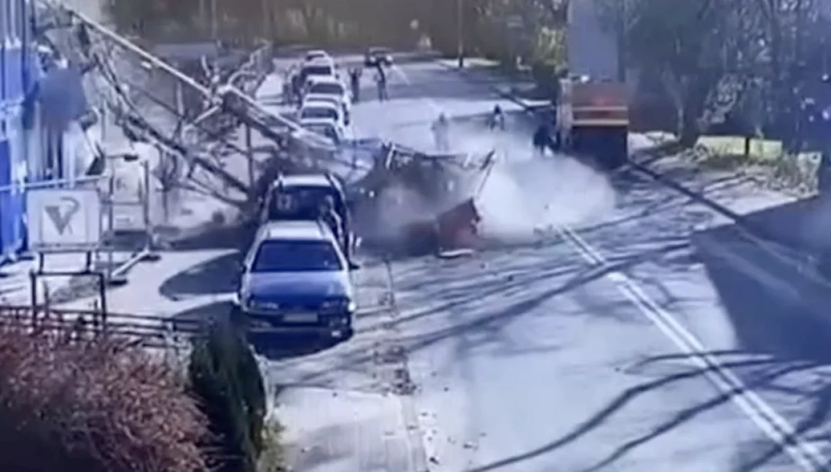 Wideo z tragicznego wypadku na budowie siedziby sądu i prokuratury. Policja szuka świadków