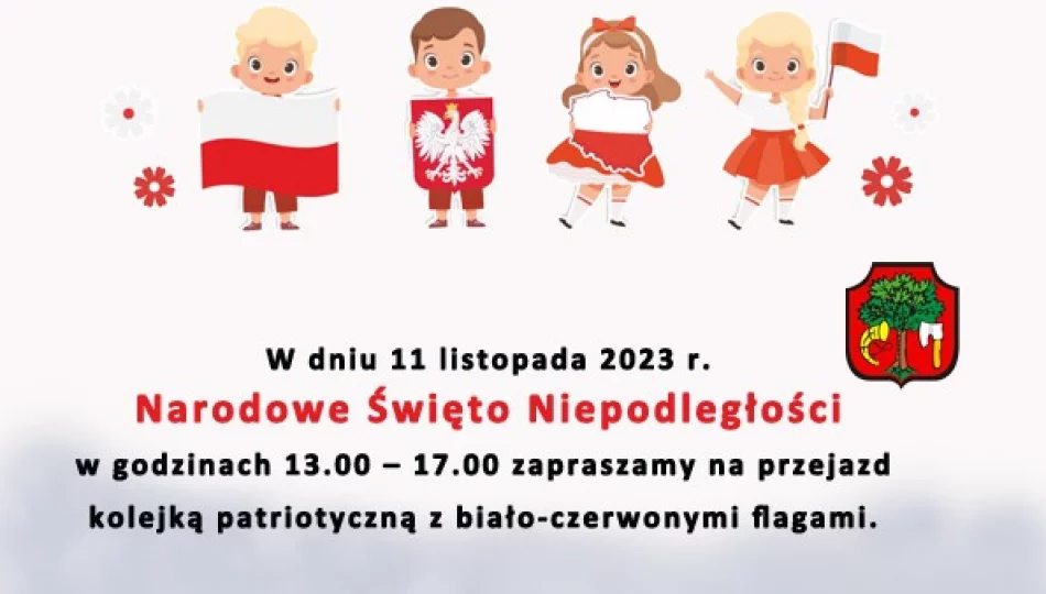Zapraszamy na przejazd kolejką patriotyczną podczas obchodów Święta Niepodległości - zdjęcie 1