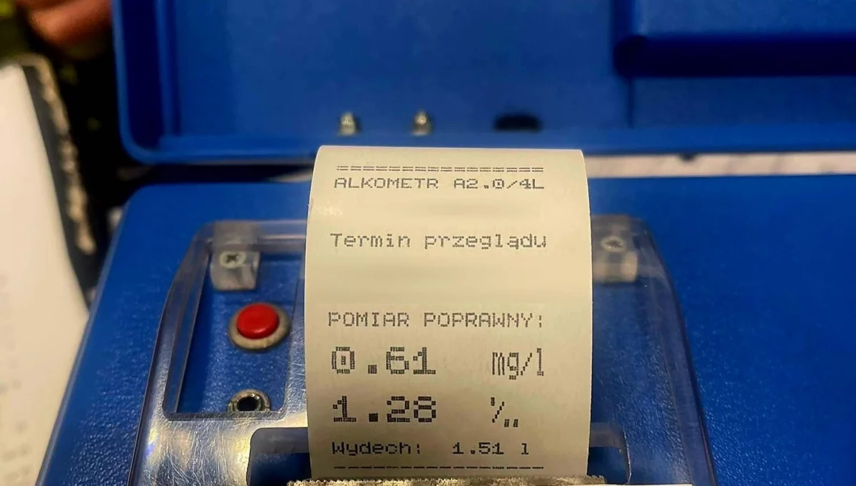 Pijany kierowca wpadł, bo przekroczył prędkość