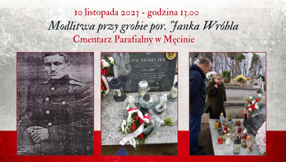 Zapraszamy na wspólną modlitwę przy grobie por. Janka Wróbla - zdjęcie 1