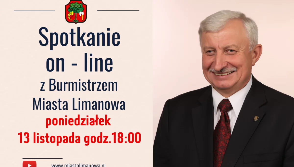 Czat z Burmistrzem – poniedziałek 13 listopada o godz. 18:00