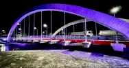 Nowy most w Limanowej został oświetlony - zobacz zdjęcia - zdjęcie 5