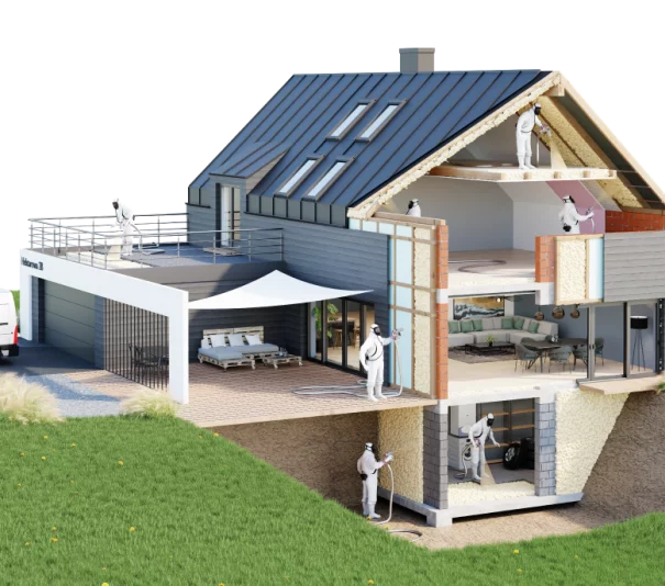 ZMNIEJSZ RACHUNKI !!! POMYŚL O IZOLACJI TWOJEGO DOMU - PIANĄ PUR CELULOZĄ LUB GRANULATEM URSY TERMOWIZJA GRATIS !!! - Zdjęcie główne