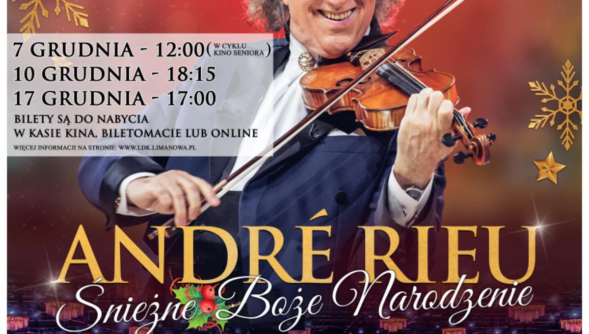 „Śnieżne Boże Narodzenie z André Rieu” - zobacz nowy świąteczny show