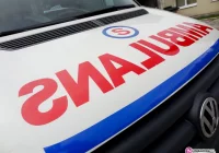 Utknął na bramie. Trafił do szpitala - zdjęcie główne