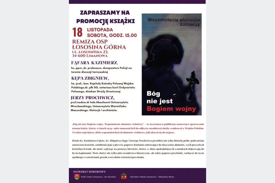 „Bóg nie jest Bogiem wojny. Wspomnienia alumnów-żołnierzy”-promocja książki - zdjęcie 2