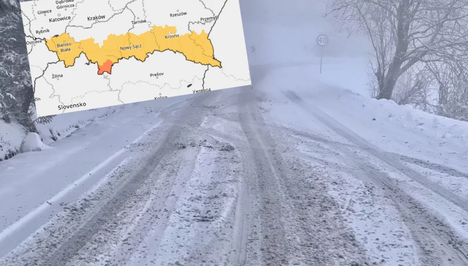 Ostrzeżenie dla południa Polski - intensywne opady śniegu - zdjęcie 1