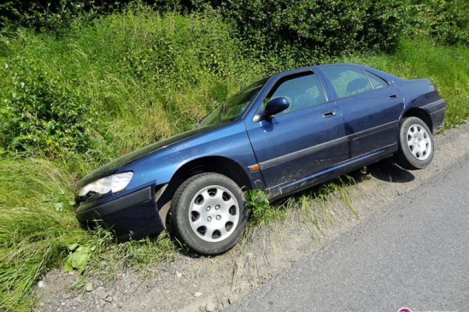 Samochód w rowie. Kierowcy nie było - zdjęcie 2