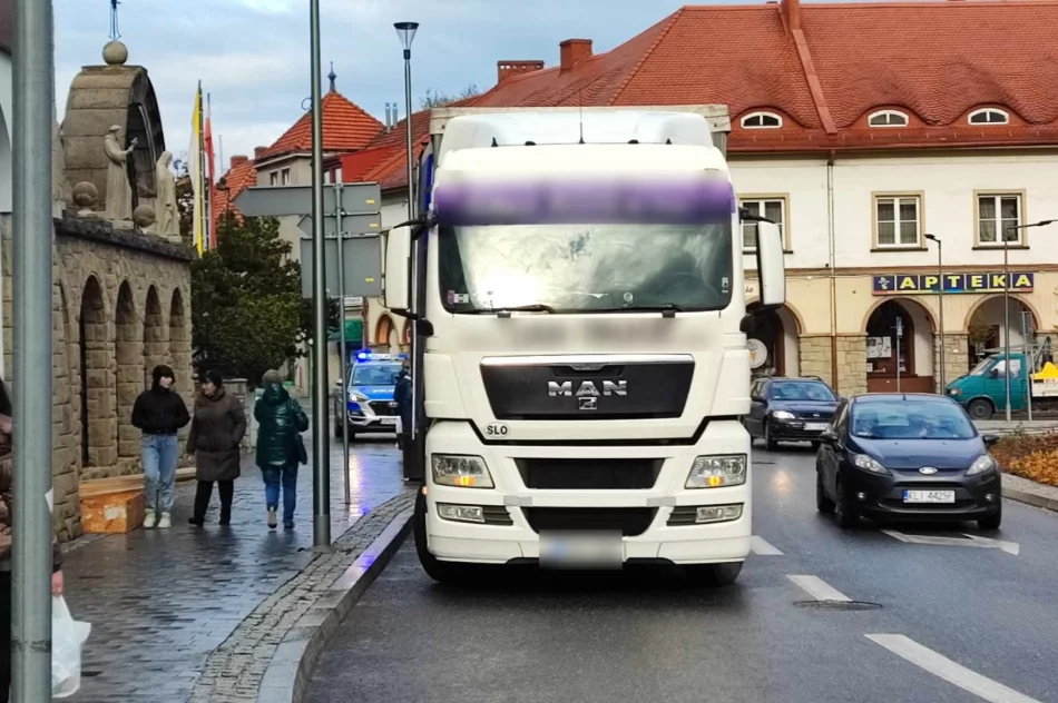 Rozładunek blokował ruch bez wiedzy GDDKiA - zdjęcie 3