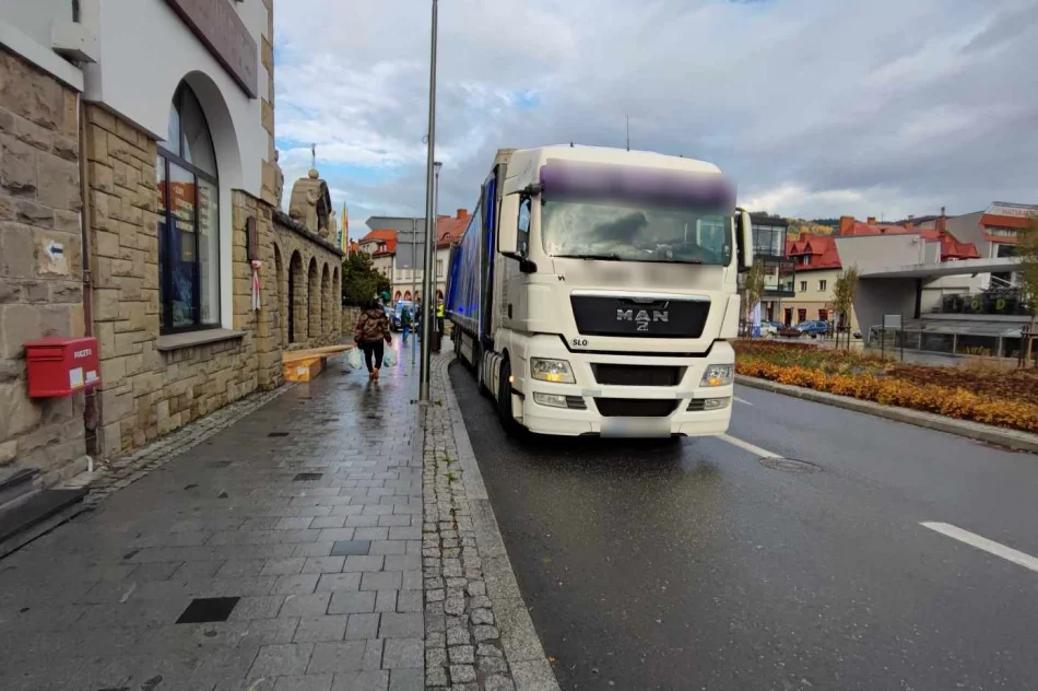 Rozładunek blokował ruch bez wiedzy GDDKiA - zdjęcie 4