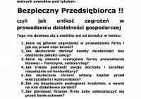 Bezpieczny przedsiębiorca-darmowe szkolenie - zdjęcie główne