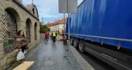 Rozładunek blokował ruch bez wiedzy GDDKiA - zdjęcie 5