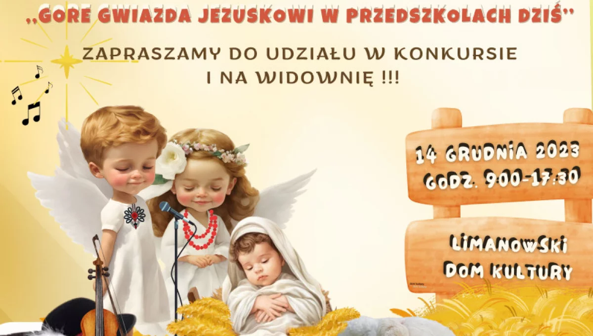 Konkursy Kolęd i Pastorałek odbędą się w Limanowskim Domu Kultury