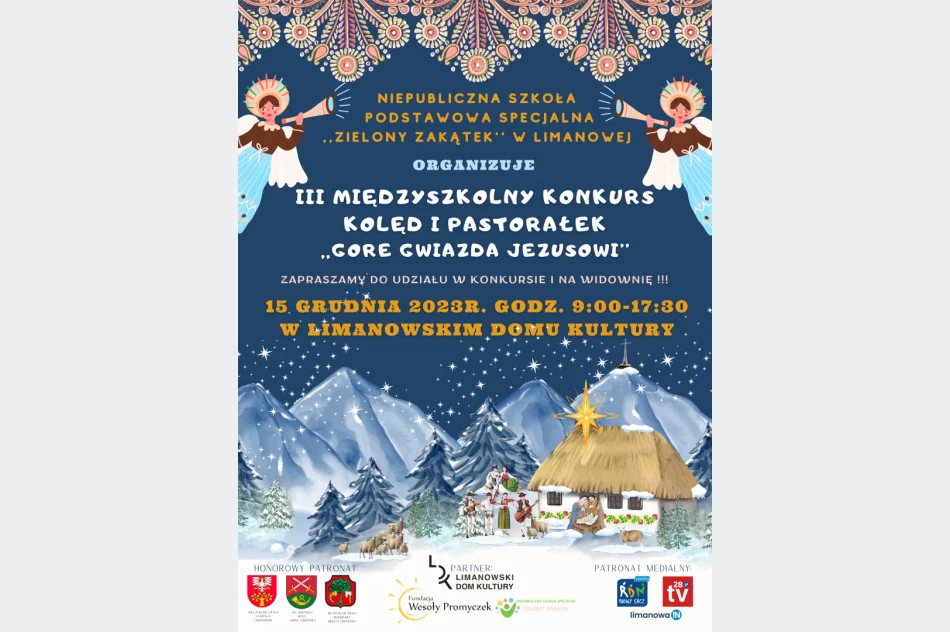 Konkursy Kolęd i Pastorałek odbędą się w Limanowskim Domu Kultury - zdjęcie 3