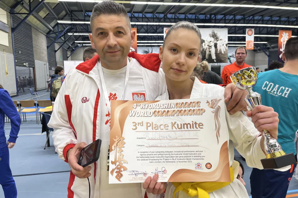 Zawodniczka ARS Klub Kyokushinkai – Limanowa Nikola Kądziołka brązową medalistką Mistrzostw Świata Karate Kyokushin - zdjęcie 10