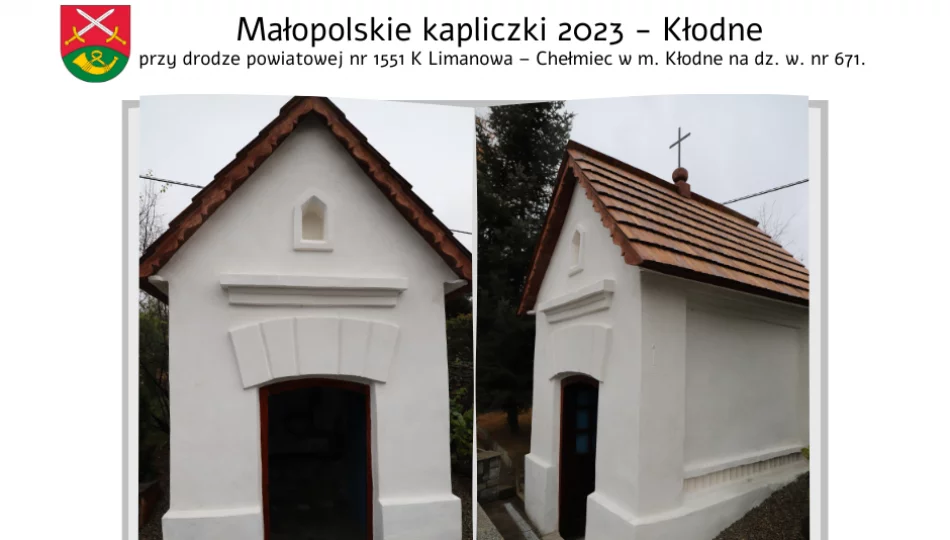 Odnowiono przydrożną kapliczkę w Kłodnem - zdjęcie 1