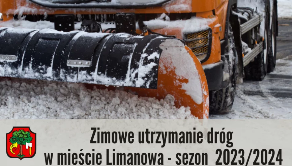 Zimowe utrzymanie dróg na terenie miasta Limanowa - zdjęcie 1