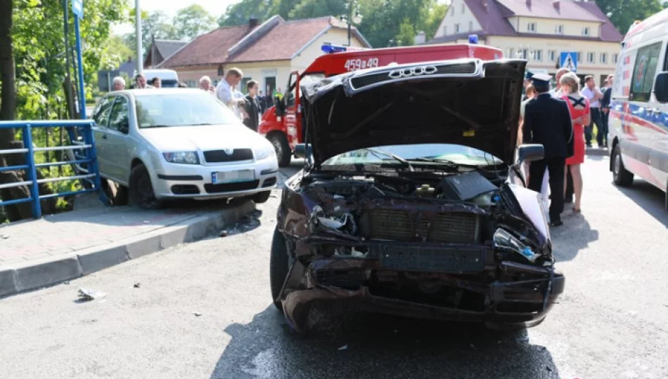 7 kolizji, 1 wypadek i pijany traktorzysta - zdjęcie 1