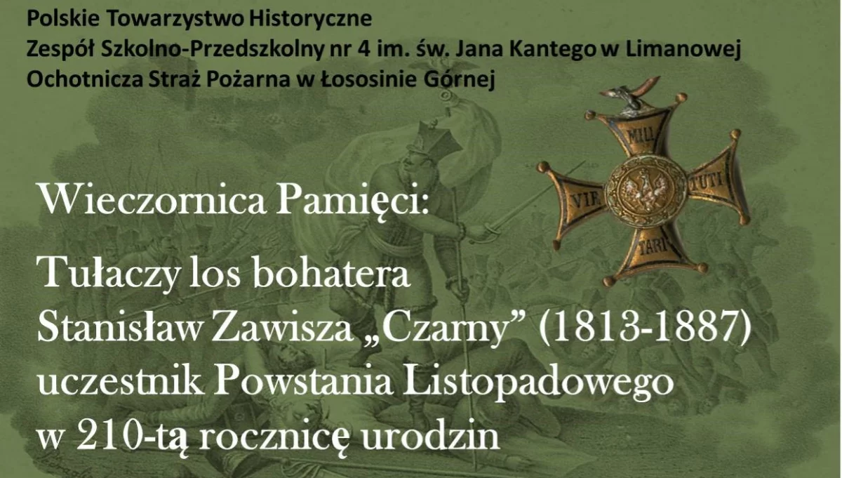 Zaproszenie na „Wieczornicę Patriotyczną”