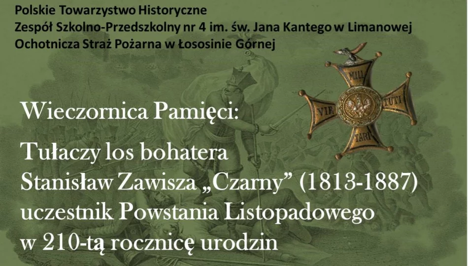 Zaproszenie na „Wieczornicę Patriotyczną” - zdjęcie 1
