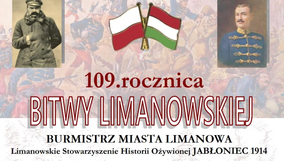 3 grudnia odbędą się obchody 109. rocznicy Bitwy Limanowskiej - zdjęcie 1