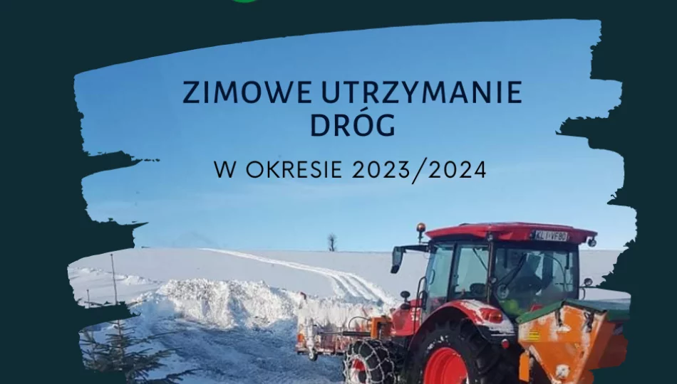 Zimowe utrzymanie dróg w sezonie 2023/2024 - zdjęcie 1