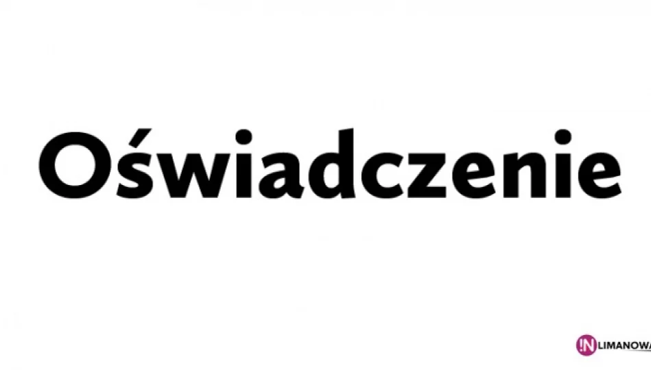 Oświadczenie - zdjęcie 1