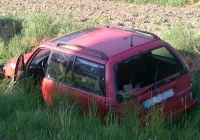 Dachowanie opla. Kierowca pijany - zdjęcie główne