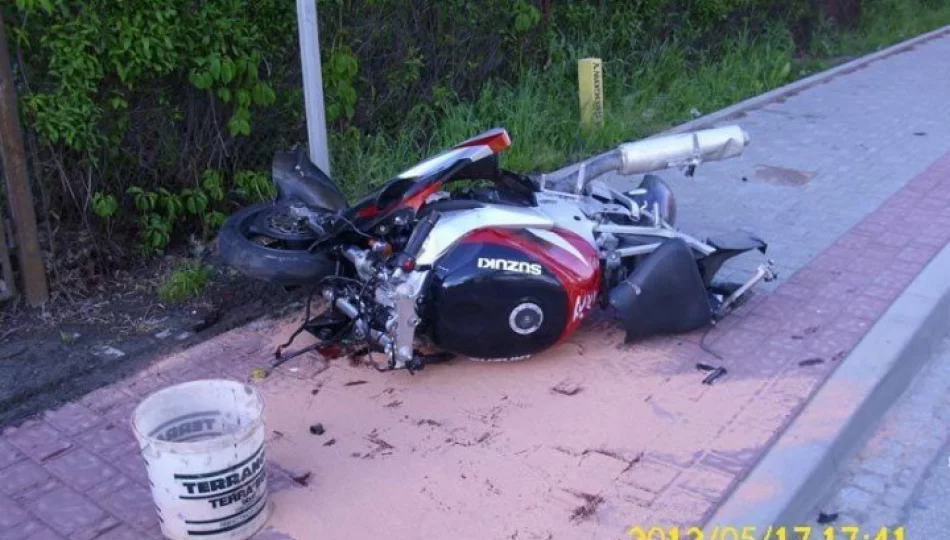 Zginął motocyklista - zdjęcie 1