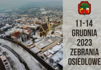 W grudniu odbędą się zebrania osiedlowe – harmonogram spotkań - zdjęcie główne