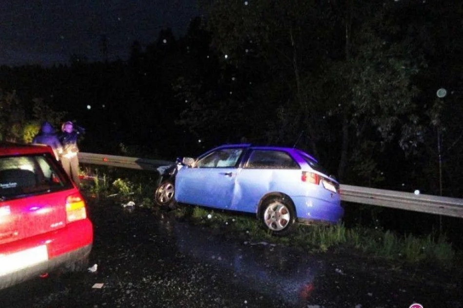 Zderzenie trzech samochodów - zdjęcie 3