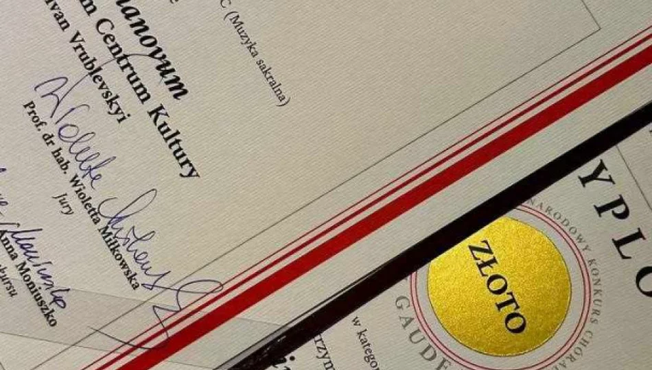 Złote Dyplomy dla Chóru LimaNovum! - zdjęcie 1