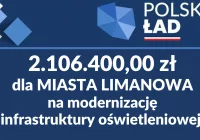 Ponad 2 miliony złotych dla Miasta Limanowa w ramach programu „Rozświetlamy Polskę” - zdjęcie główne