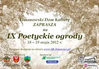 Zbliżają się Poetyckie Ogrody - zdjęcie główne