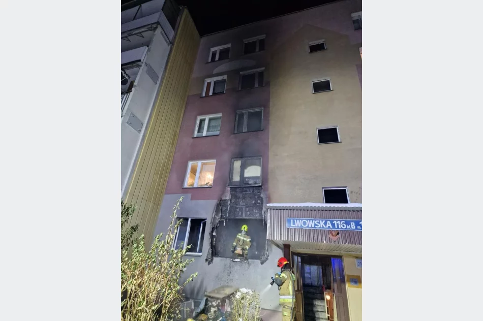 Tragiczny pożar w Nowym Sączu - zdjęcie 4