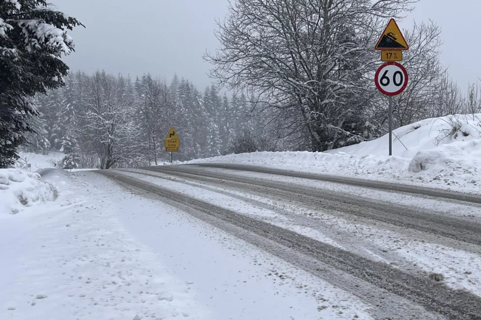 Ślisko na drogach regionu - zdjęcie 5