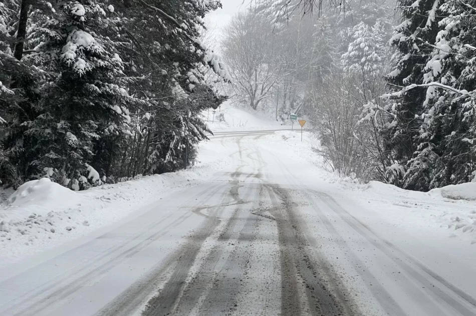 Ślisko na drogach regionu - zdjęcie 7