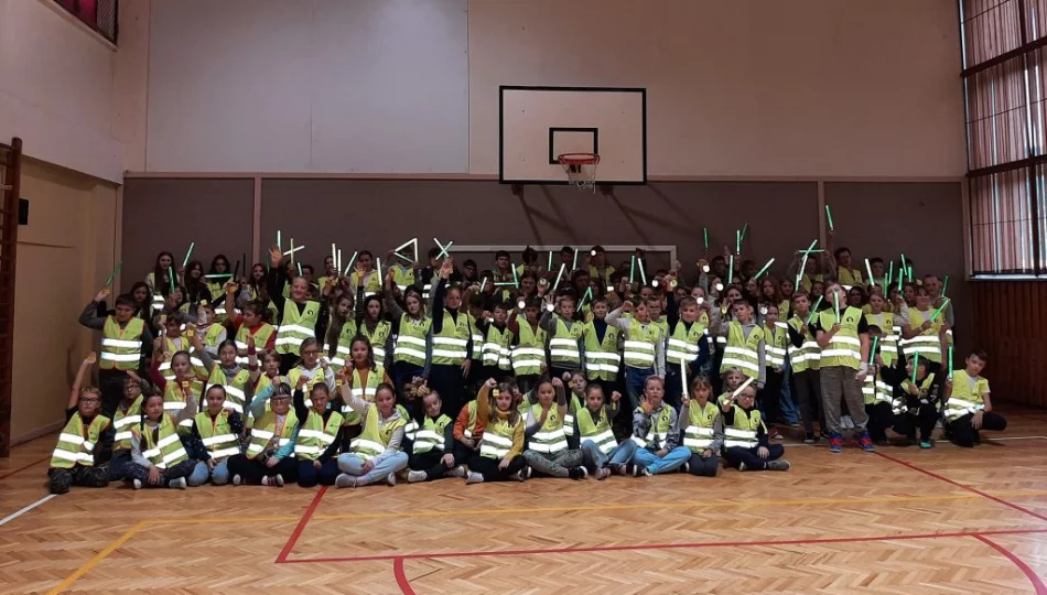  Sukces Zespołu Szkolno-Przedszkolnego nr 4 w konkursie „Odblaskowa Szkoła” - zdjęcie 1