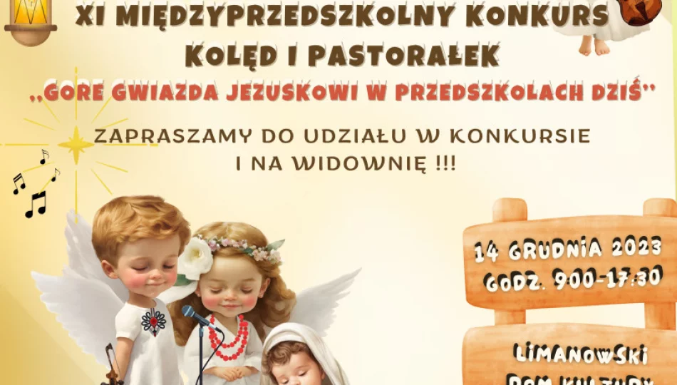 Zbliżają się Konkursy Kolęd i Pastorałek w Limanowskim Domu Kultury - zdjęcie 1