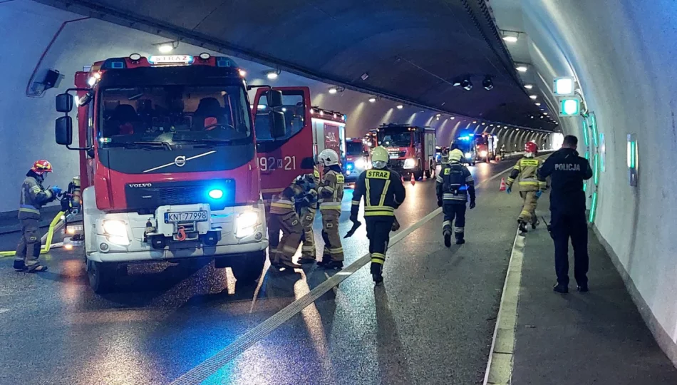 Ćwiczenia ratunkowe w tunelu pod Luboniem Małym (ZDJĘCIA) - zdjęcie 1
