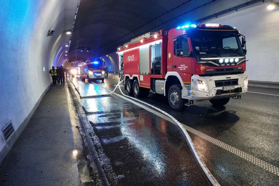 Ćwiczenia ratunkowe w tunelu pod Luboniem Małym (ZDJĘCIA) - zdjęcie 6